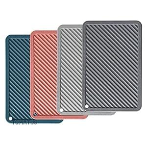 VRUNDAVAN CARE Silicone Rubber Trivet Mat for Hot Pan and Pot Hot Pads ...