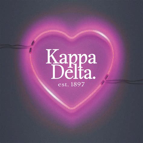 Kappa Delta Logo Neon Sign