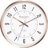 Buy HARRIS & CO. CLOCKMASTERS Premium Luxury Analog Wall Clock ...