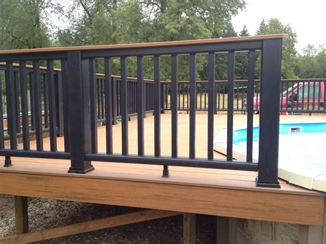 100s of Deck Railing Ideas and Designs: Black Railings Inspiration