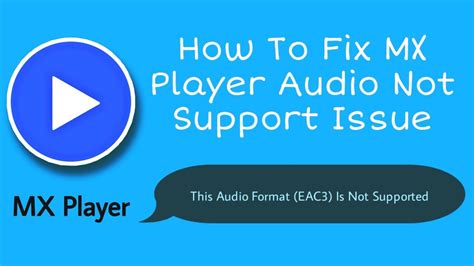 This Audio Format Eac3 Is Not Supported Mx Player | Custom Codec For Mx ...