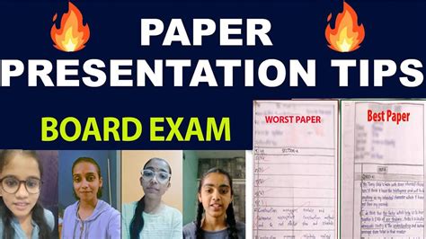Image result for Exam Paper Presentation Tips