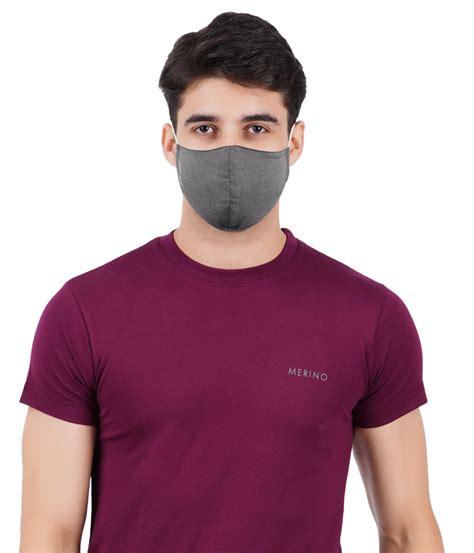 Buy 3 Layer Protective Cotton Face Mask for Men (Pack Of 3) Online ...