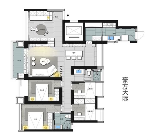 143平米四居室户型图片 – 设计本装修效果图
