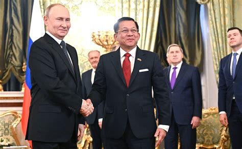 Talks with Prime Minister of Myanmar Min Aung Hlaing • President of Russia - president of myanmar