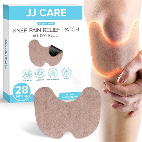 Amazon.com: JJ CARE Knee Patches - 28 Pcs Knee Patches for Pain Relief ...