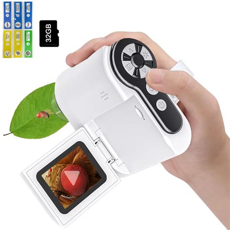 WINWEND Microscope for Kids - 1000X Portable Handheld Kids Mini ...
