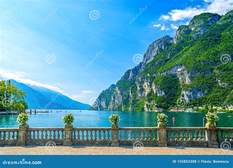 Riva Del Garda, Trentino, Italy, by Garda Lake Stock Photo - Image of ...