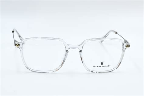 Herman Snellen 002009 , Rectangle, White Transparent – Frameit Eyewear