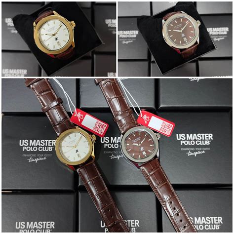 US MASTER Polo Club รุ่น USM-220905G นาฬิกาผู้ชาย สายหนัง - M.M.SHOP ...