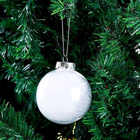 Clear Fillable Christmas Ornaments Hanging Balls 20+ Easy Ways To Fill ...
