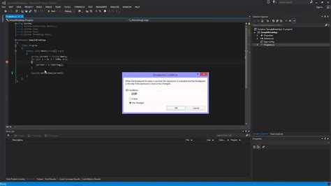 Image result for Conditional Breakpoint Visual Studio