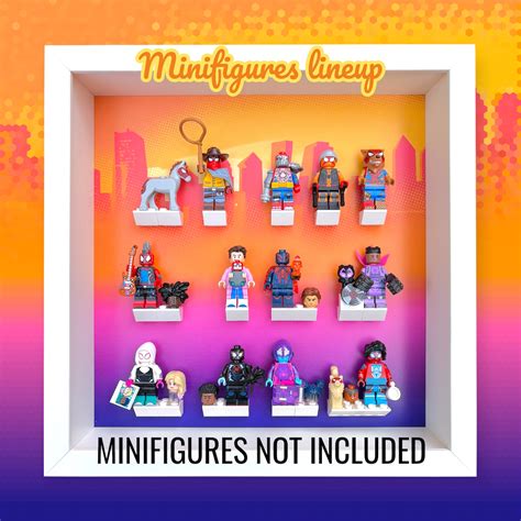 Display for LEGO Spider-Man Across the Spider-Verse Minifigures Series