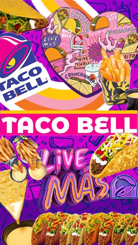 Taco Bell Phone Wallpaer | Taco wallpaper, Food wallpaper, Taco bell
