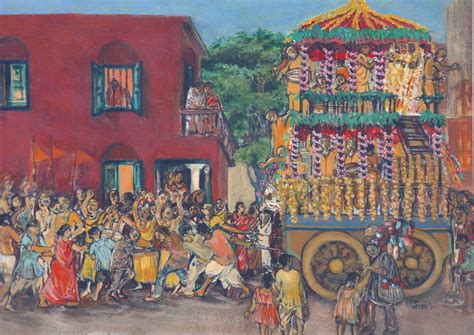 Buy Painting Ratha Yatra Artwork No 8117 by Indian Artist Rabindranath Roy