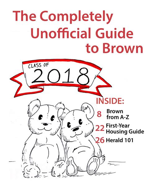The Completely Unofficial Guide to Brown 2014 by The Brown Daily Herald ...