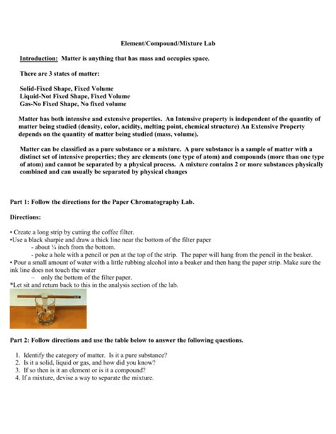 Image result for Element Compound Mixture Topic Form 1