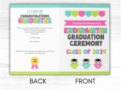 Kindergarten Graduation Program 的图像结果