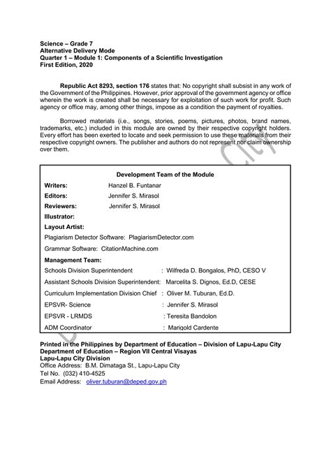 (SCC) RESEARCH7 Q1 W1.pdf its scientific methods for grade 7 learners | PDF