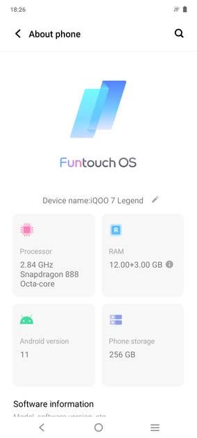 iQOO 7 Legend - Full Specifications & Price in India (27th May, 2026 ...