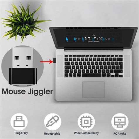 Buy Automatic Mouse Jiggler Mover Indicator Light Automatic Move Cursor ...