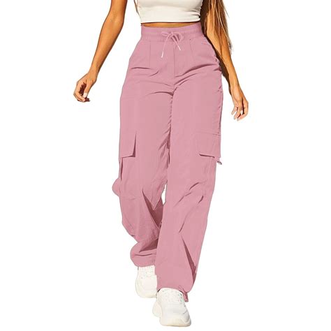 Pxiakgy Cargo Pants for Women High Waisted Hiking Pants Baggy Stretchy ...