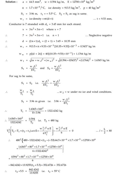 Tension and Sag at Erection - Mechanical Design of Transmission Lines