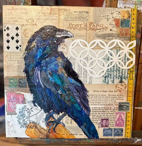Pin by Eunice Woodberry on Raven | Collage art mixed media, Paper ...