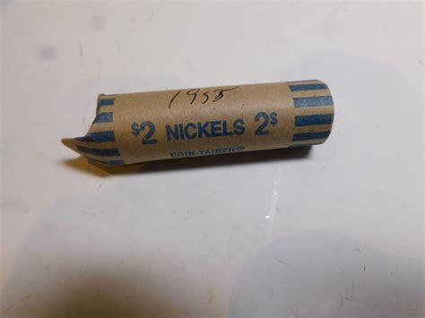1955 ROLL OF NICKELS - Schmalz Auctions