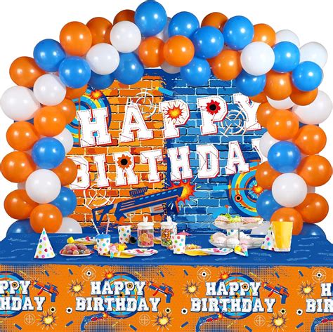 Irenare 62-Piece Dart Battle Birthday Party Supplies with India | Ubuy