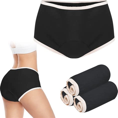 Amazon.com: Incontinence Underwear for Women 3 Pack Washable Women’s ...