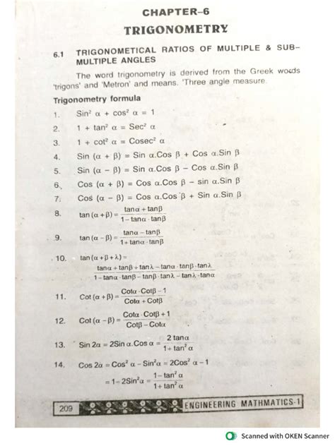 Cput Engineering Trigonometry 的图像结果