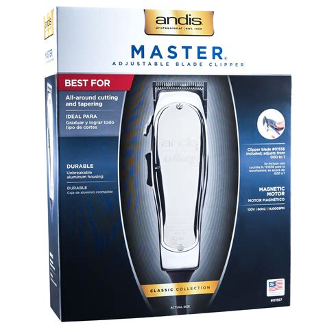 Buy Andis Master Hair Adjustable Blade Clipper 01557 Andis Master Dual ...