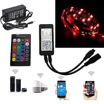 Buy Sonoff BEM Smart Wi-Fi LED Kit WiFi Controller, 5 Meters 5050 RGB ...
