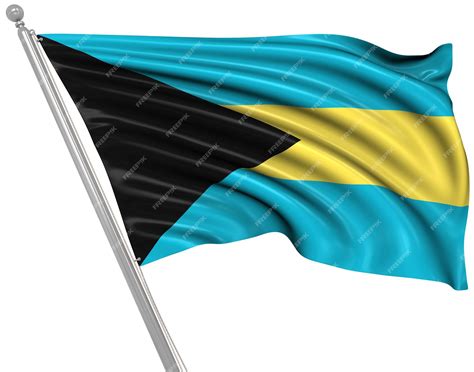 Premium Photo | Flag of the bahamas