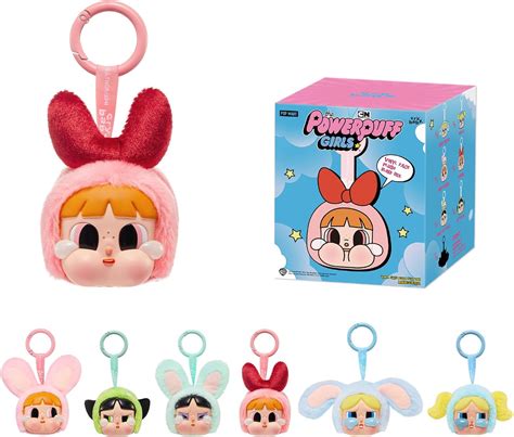 POP MART Crybaby × Powerpuff Girls Series-Vinyl Face Plush Blind Box ...