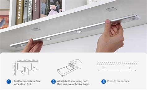 Buy KISUASHI Motion Sensor Under Counter Closet Lights with USB ...