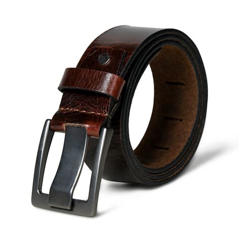 Pinecrest Dark Brown Leather Belt — MaheTri