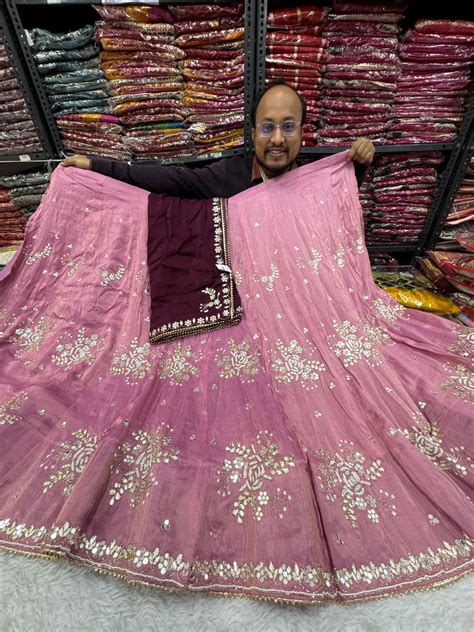 KcPc Beautiful Designer Pure Upada Silk white Cutdana Beads Mirror Wor ...