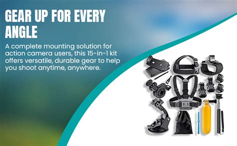yantralay 15 in 1 Hero Accessories Kit for Cameras - Compatible with ...