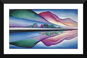 Tallenge - Georgia okeeffe - Lake George Reflection - Large Poster ...
