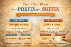 Class 6 Vocabulary Worksheet on Prefixes and Suffixes | PlanetSpark