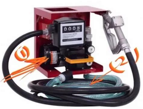 Electric Transfer Pump 12v Dc With Flow Meter - Transair Diesel ...