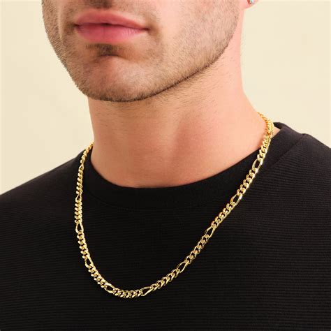 Figaro Chain: 14k Bonded & Sterling Silver | JAXXON