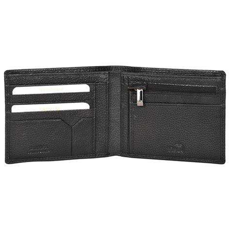 Sassora Premium Leather Bifold RFID Money & Card Wallet For Men