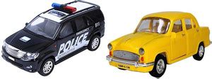 centy Ambassador Car And Swat Police Interceptor Car Toy - (Pack of 2 ...