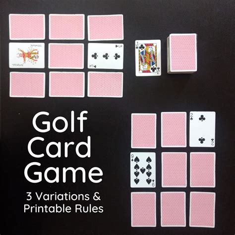 Golf Card Game Rules (Simple & Printable): How to play 9, 6 & 4 Card Golf