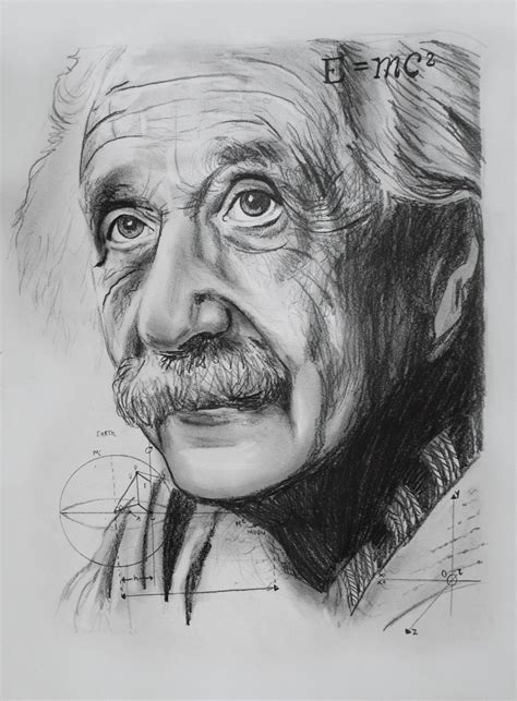 Albert Einstein Drawing