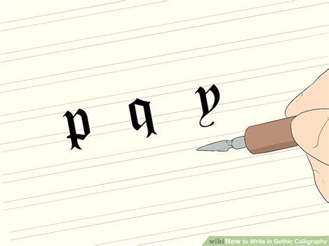 Image result for How to Write Gothic Calligraphy