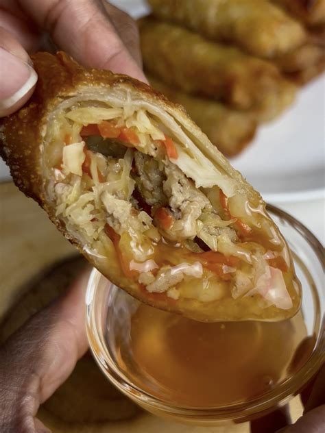 Ground Chicken Egg Rolls - typhaniecooks